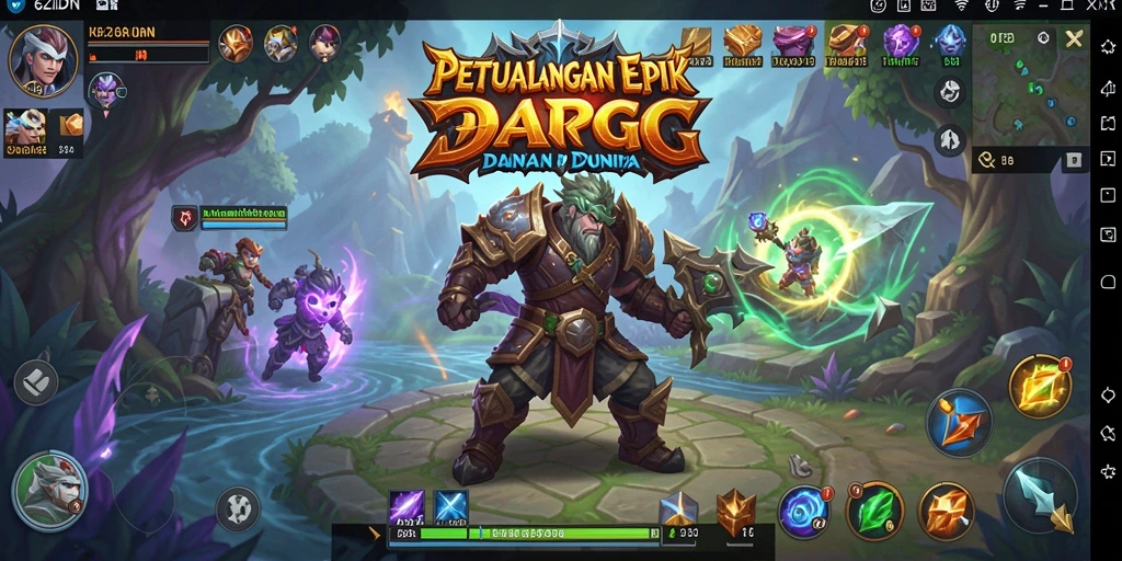 Tampilan gameplay yang menarik dan penuh aksi ARPG.