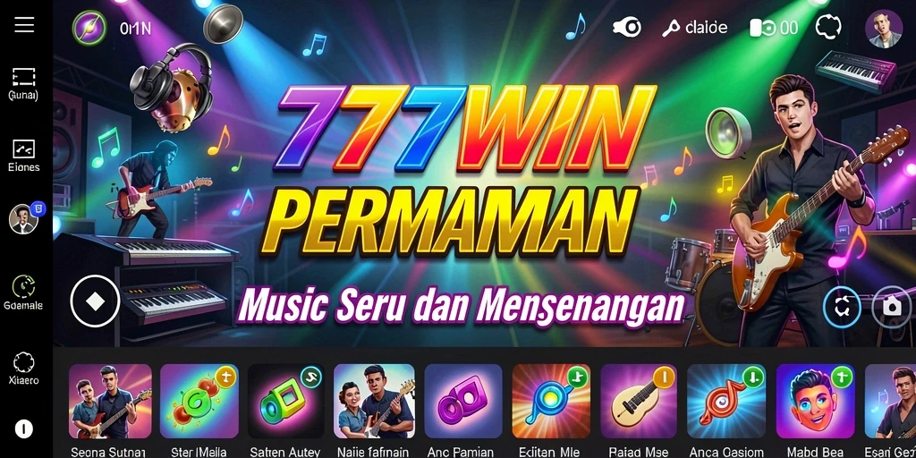 Tampilan gameplay 777WIN yang penuh warna dan interaktif.
