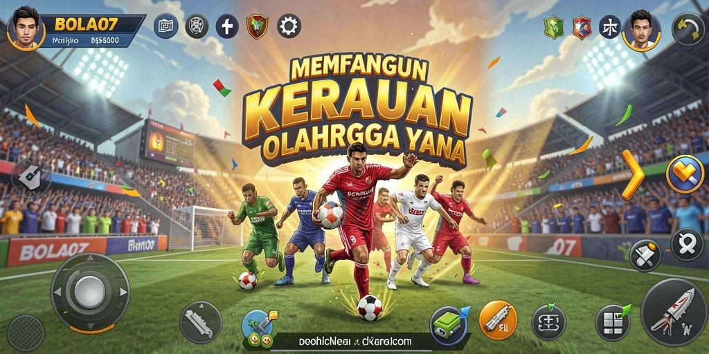 Screenshot BOLA07 menampilkan manajemen klub sepak bola yang mendebarkan.