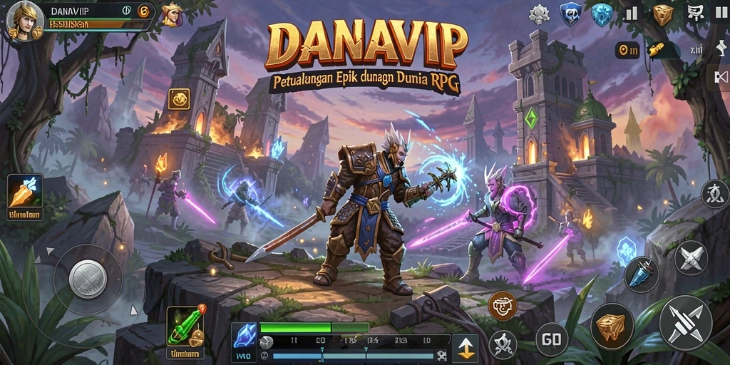Gameplay menarik dan karakter yang hidup di DANAVIP.