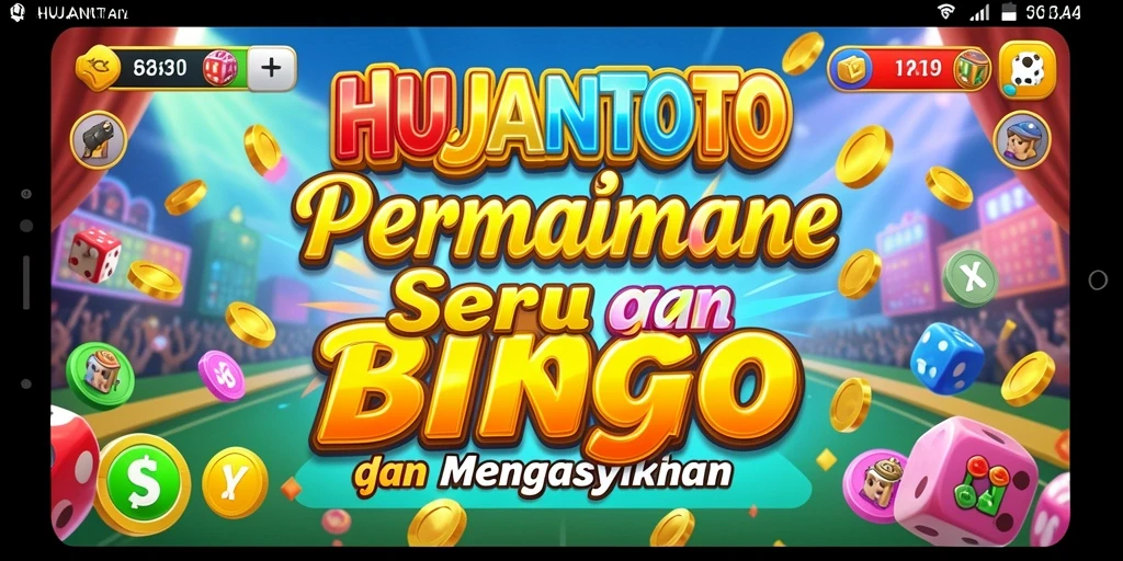 Tampilan gameplay seru dari HUJANTOTO Bingo.