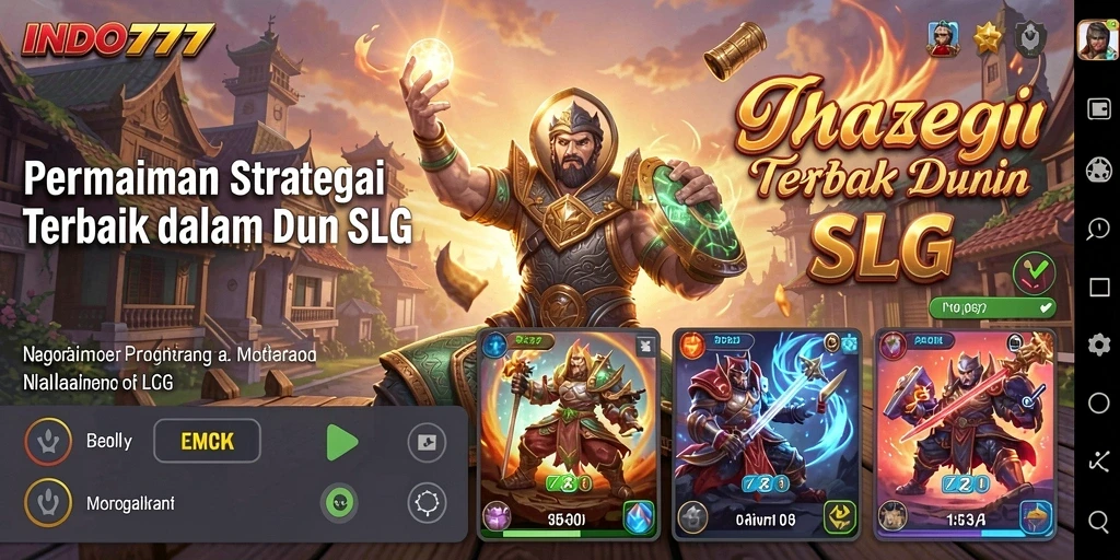 Screenshot gameplay utama INDO777 yang menampilkan strategi pertempuran.