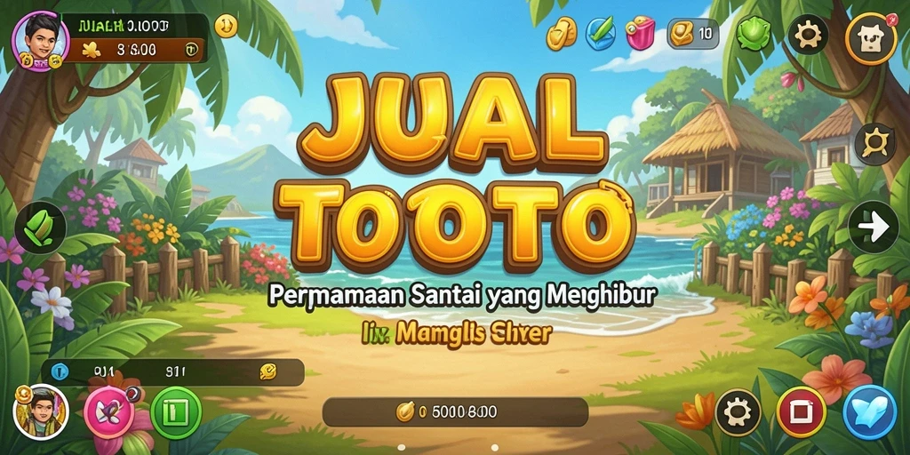 Tampilan gameplay JUALTOTO yang penuh warna dan mengasyikkan.