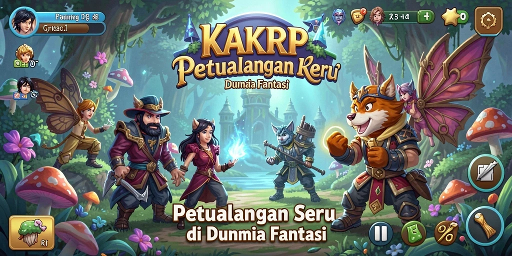 Tampilan gameplay yang menarik dan penuh aksi dari KAKRP.