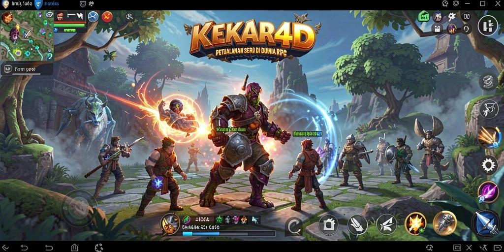 Screenshot gameplay KEKAR4D yang menampilkan petualangan epik dalam RPG.