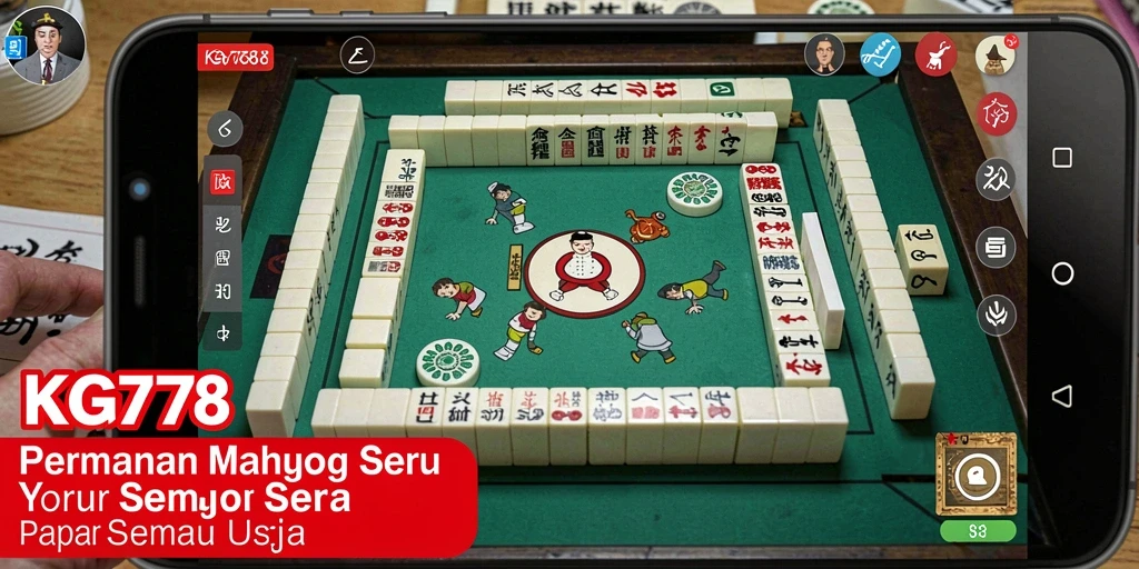 Screenshot utama KG778 menunjukkan gameplay Mahjong yang menarik.