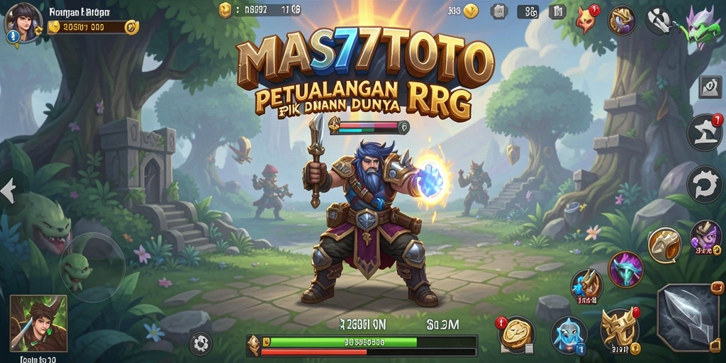 Tampilan gameplay mendebarkan dari MAS77TOTO menunjukkan pertarungan strategis.