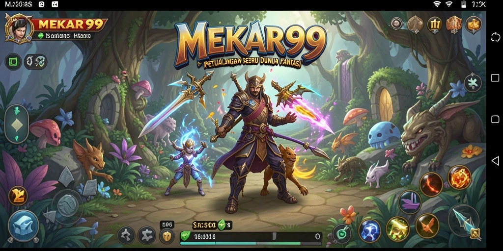 Tampilkan gameplay seru dari petualangan di MEKAR99.