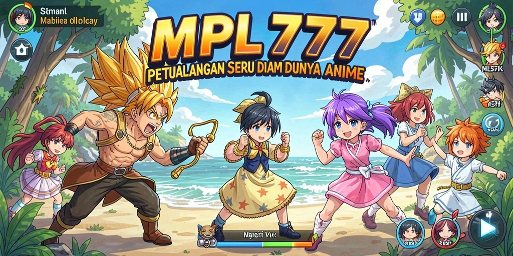 Tampilan gameplay MPL777 yang menarik dalam dunia Anime.