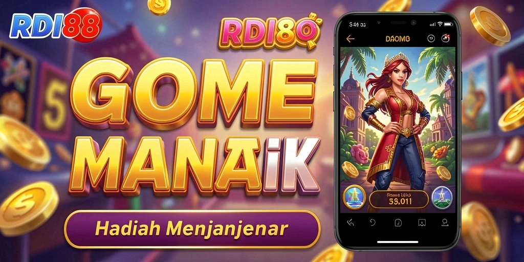 Tampilan gameplay menarik RDI88 dengan slot modern dan fitur bonus.