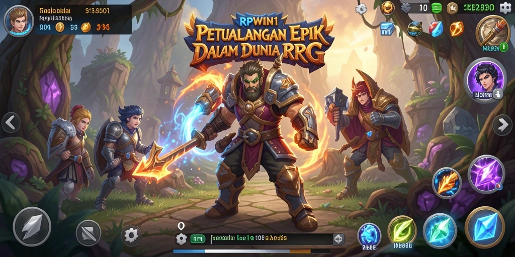Tampilan gameplay RPWIN1 yang memukau dan penuh aksi.