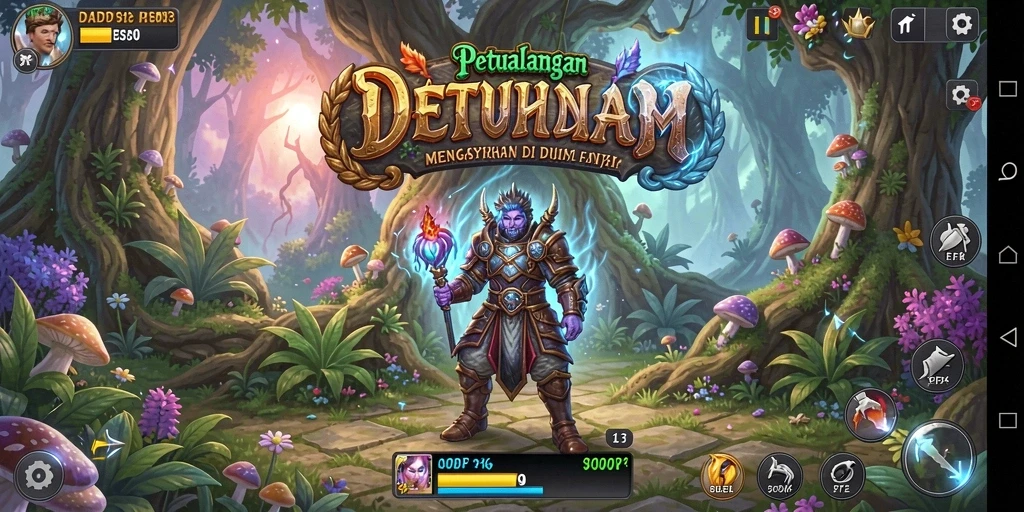 Screenshot gameplay S13 menampilkan aksi petualangan yang mendebarkan.
