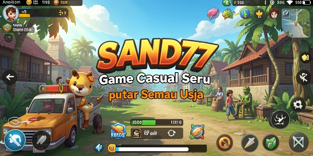 Tampilan gameplay SAND77 yang mengasyikkan dan penuh warna.