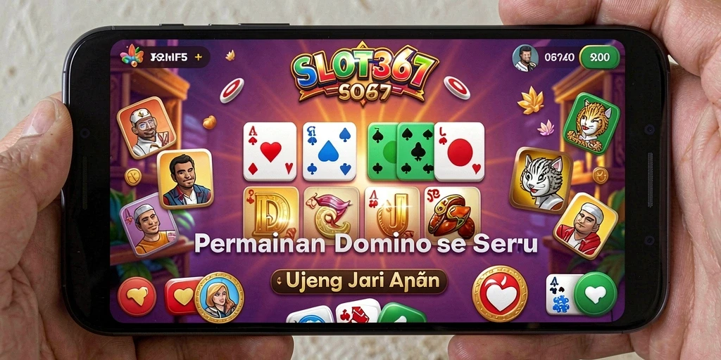 Tampilan menarik gameplay Domino di SLOT367.