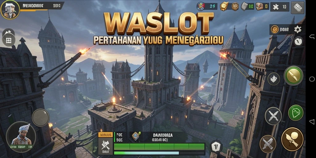 Tangkapan layar gameplay yang mendebarkan dari WASLOT.